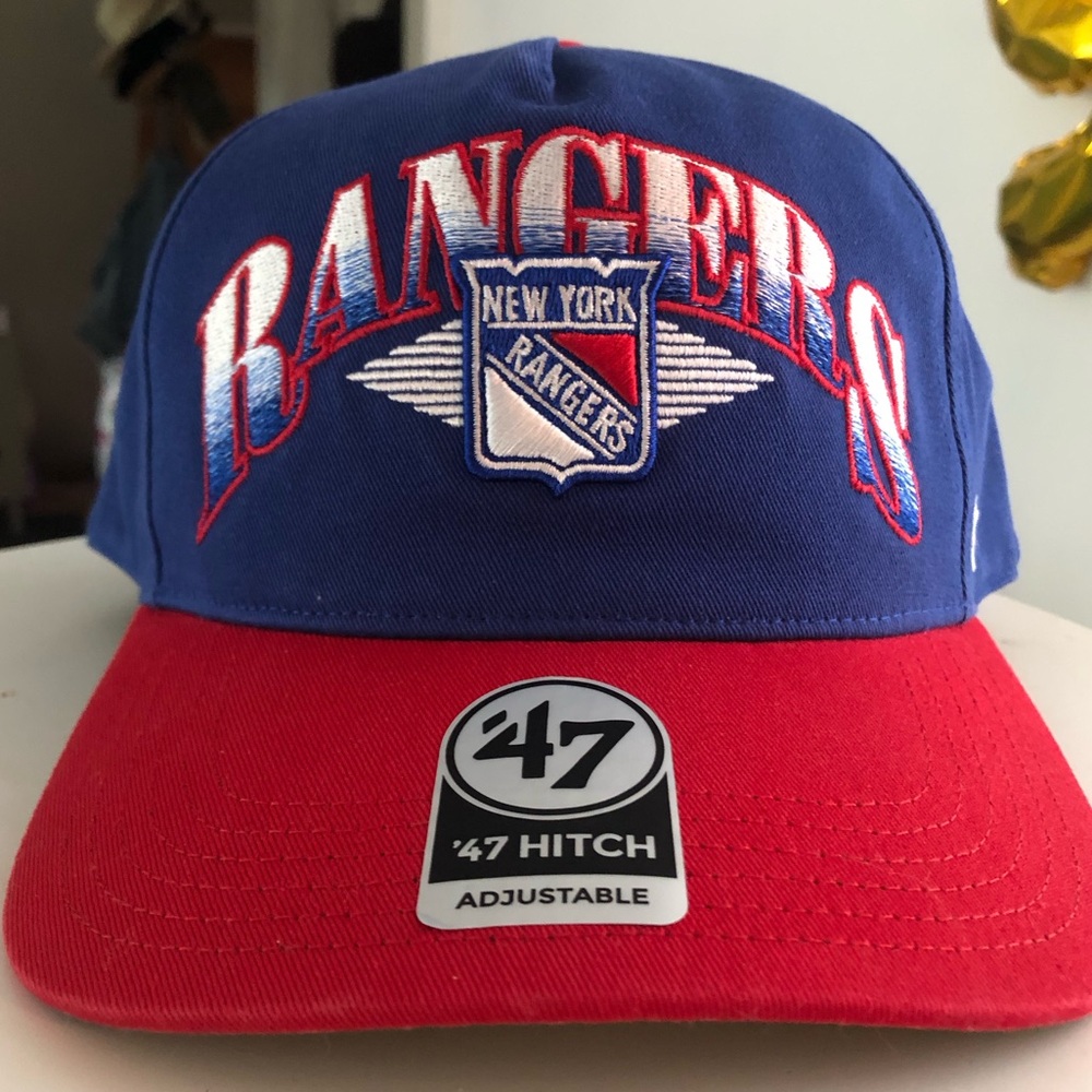 New York Rangers 47 Brand Cap - Red and Blue